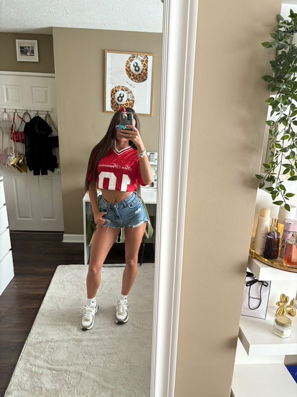 Red san fran baseball top