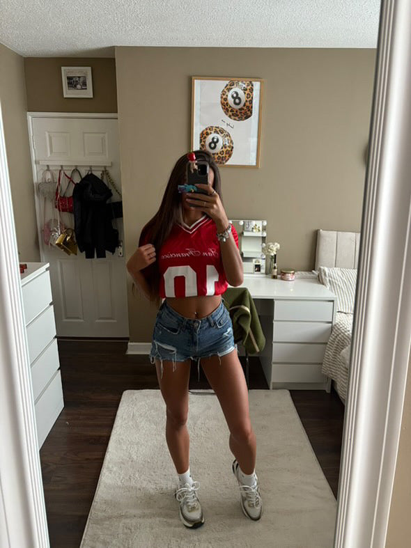 Red san fran baseball top