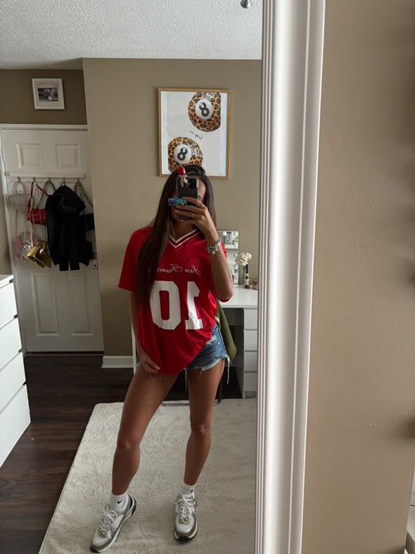Red san fran baseball top
