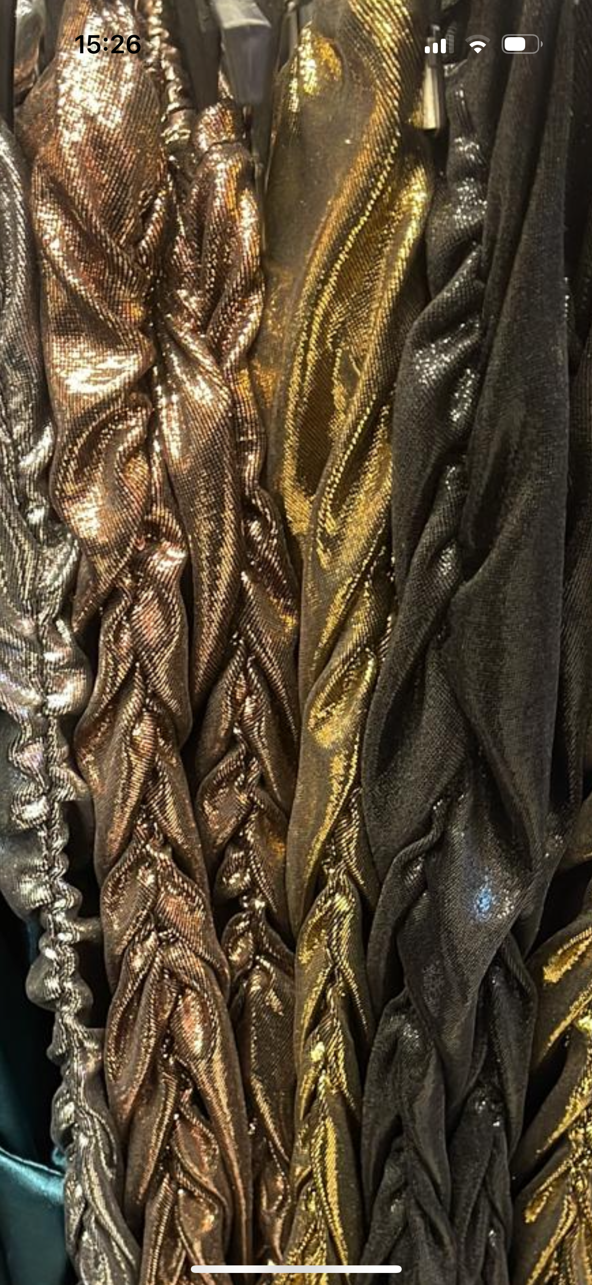 Kathlyn metallic dress