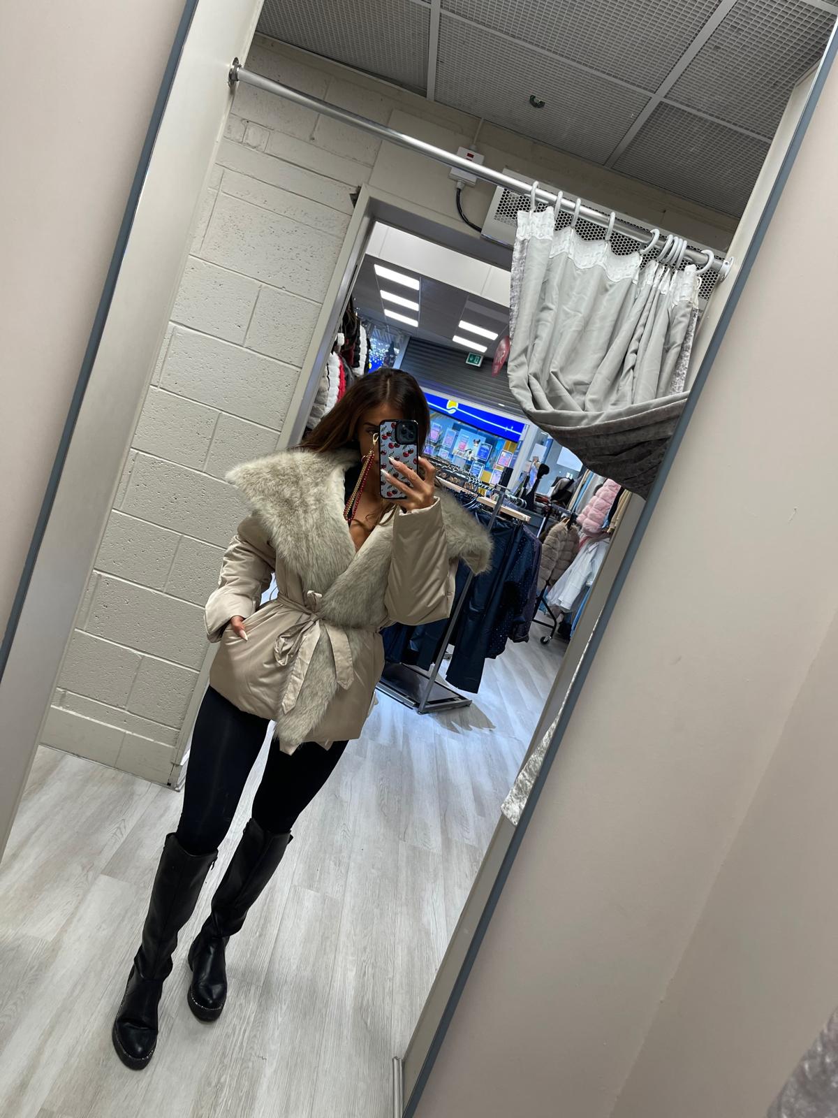 Limited edition Faux fur belted jackets 3 colours