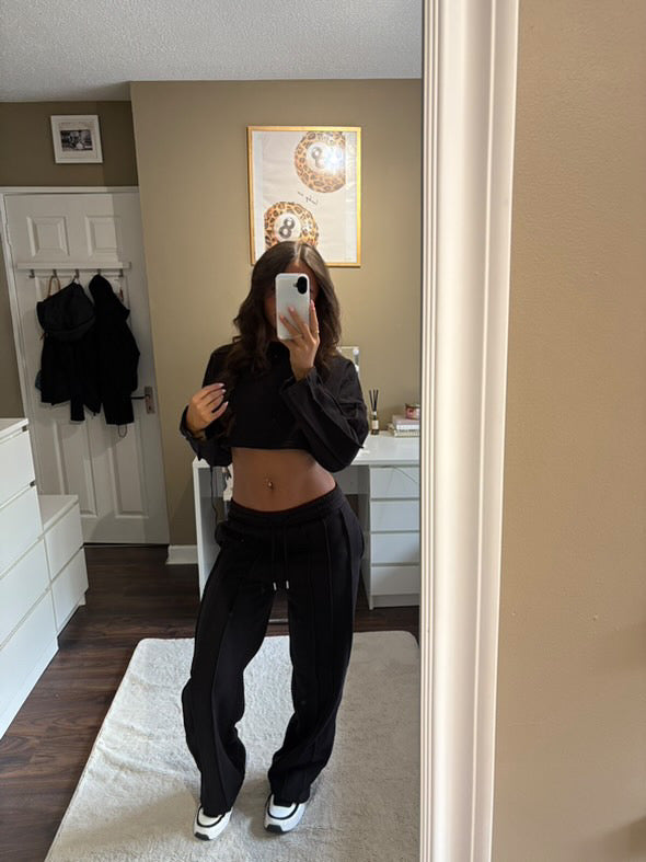 Crop flare co ord (6 colours)