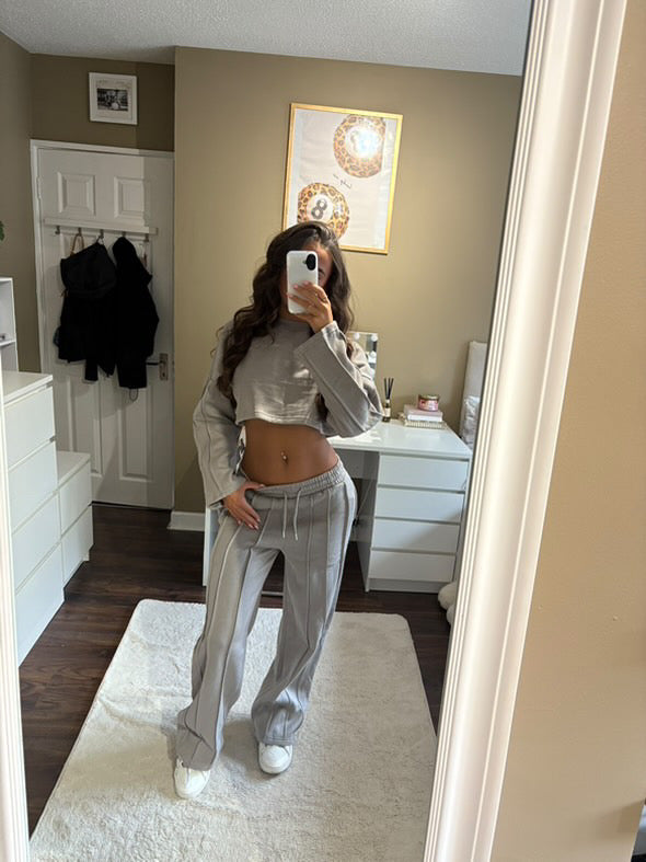 Crop flare co ord (6 colours)